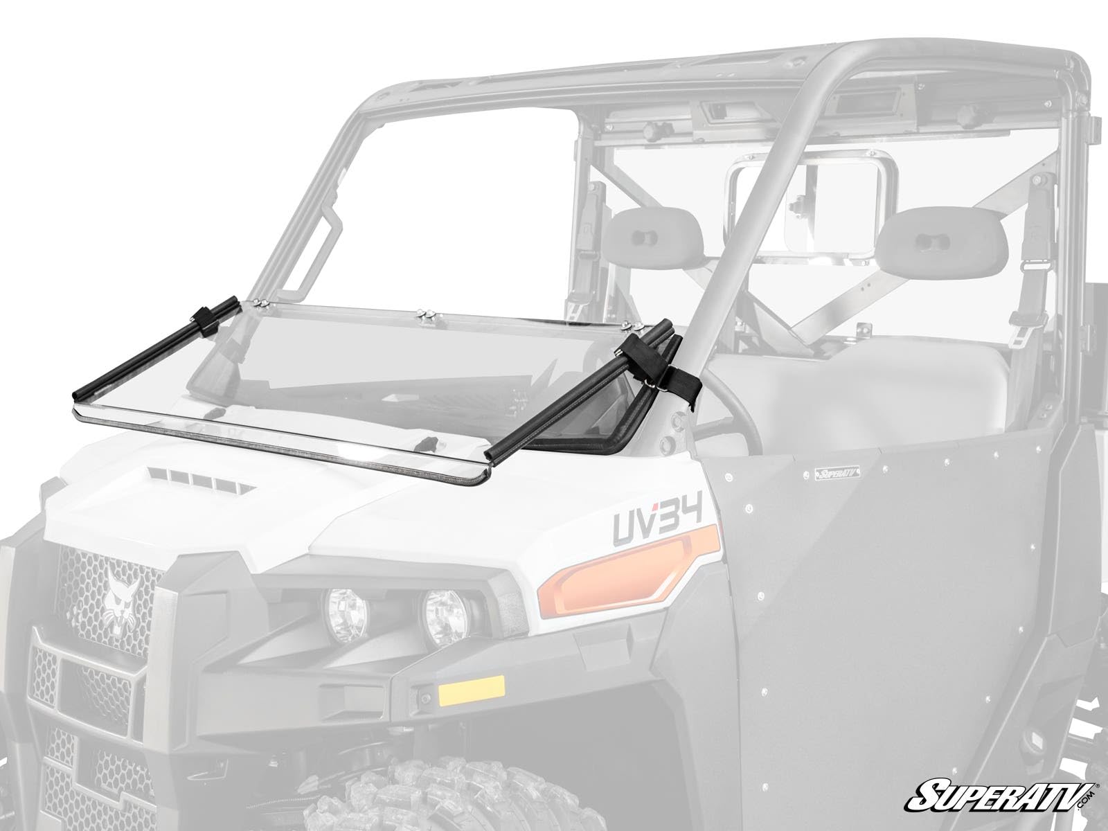 Amazon.com: SuperATV Bobcat UV34 Scratch-Resistant Flip Down
